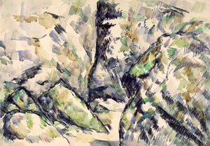 岩が多い歩道 作： Paul Cézanne